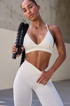 Oh Polly Women'S Clothing Sale - $65 And Under | Women'S Clothing Sale - $40 And Under^Super Sculpt Seamless Triangle Sports Bra in Eggshell