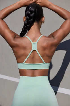Oh Polly Women'S Clothing Sale - $65 And Under | Women'S Clothing Sale - $40 And Under^Super Sculpt Seamless Triangle Sports Bra in Pistachio