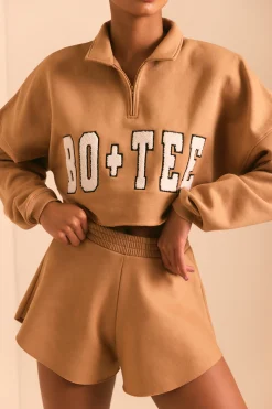 Oh Polly Women'S Clothing Sale - $65 And Under | Women'S Clothing Sale - $40 And Under^Sweat Shorts in Chestnut Brown ChestnutBrown