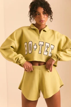 Oh Polly Women'S Clothing Sale - $65 And Under | Women'S Clothing Sale - $40 And Under^Sweat Shorts in Matcha Green MatchaGreen