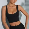 Oh Polly Tops | Elevated Essentials^Sweetheart Neckline Crop Top in Black
