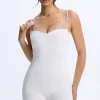 Oh Polly Women'S Clothing Sale - $65 And Under | Women'S Clothing Sale - $40 And Under^Sweetheart-Neck Low-Back Unitard in White