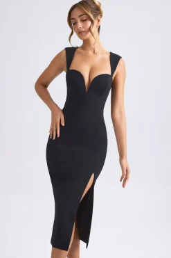Oh Polly Wedding Guest | Graduation Dresses^Sweetheart-Neck Midaxi Dress in Black