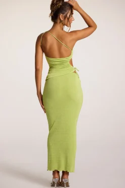 Oh Polly Women'S Clothing Sale - $40 And Under | Women'S Clothing Sale - $65 And Under^Textured Jersey Low-Rise Maxi Skirt in Lime