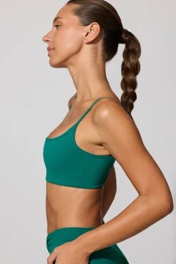 Oh Polly Women'S Clothing Sale - $65 And Under | Women'S Clothing Sale - $40 And Under^Twist Back Scoop Neck Sports Bra in Teal Green TealGreen
