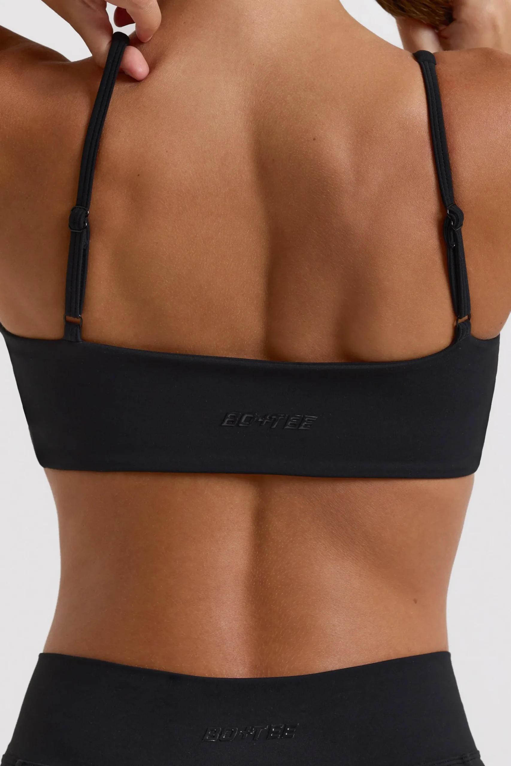 Oh Polly Matching Sets | Sports Bras^Twist Bust Sports Bra in Black