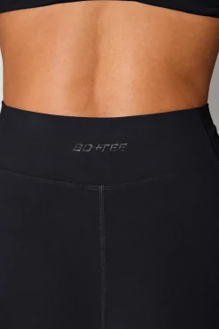 Oh Polly Matching Sets | Leggings^Twist Waist Flare Leggings in Black