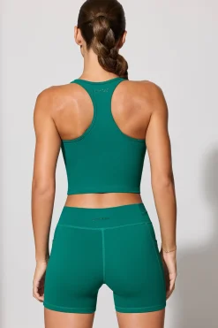 Oh Polly Women'S Clothing Sale - $65 And Under | Women'S Clothing Sale - $40 And Under^Twist Waist Mini Shorts with Pockets in Teal Green TealGreen