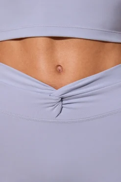 Oh Polly Women'S Clothing Sale - $65 And Under | Women'S Clothing Sale - $40 And Under^Twist Waist Mini Shorts with Pockets in Soft Lavender SoftLavender