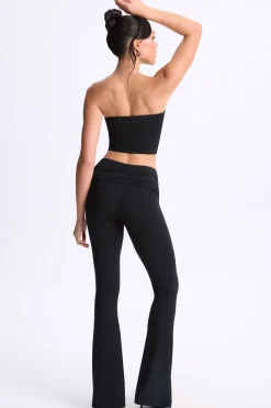 Oh Polly Women'S Clothing Sale - $65 And Under | Women'S Clothing Sale - $40 And Under^Twist-Front Flared Trousers in Black