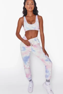 Oh Polly Women'S Clothing Sale - $65 And Under | Women'S Clothing Sale - $40 And Under^Unwind Full Length Cuffed Joggers in Tie Dye