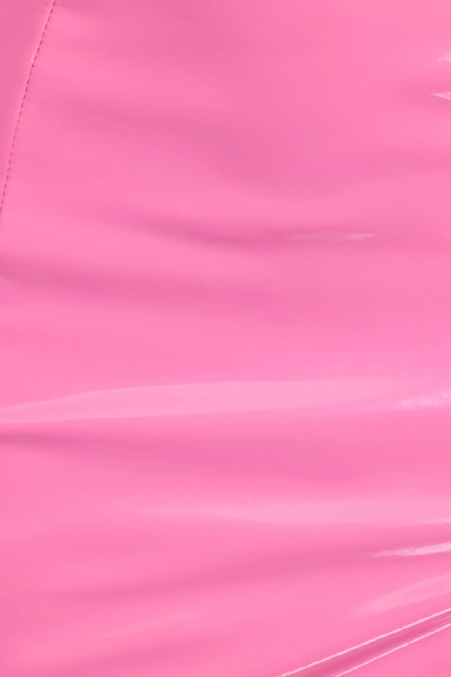 Oh Polly Co-Ords | Tops^Vinyl Underwired Bralette in Pink