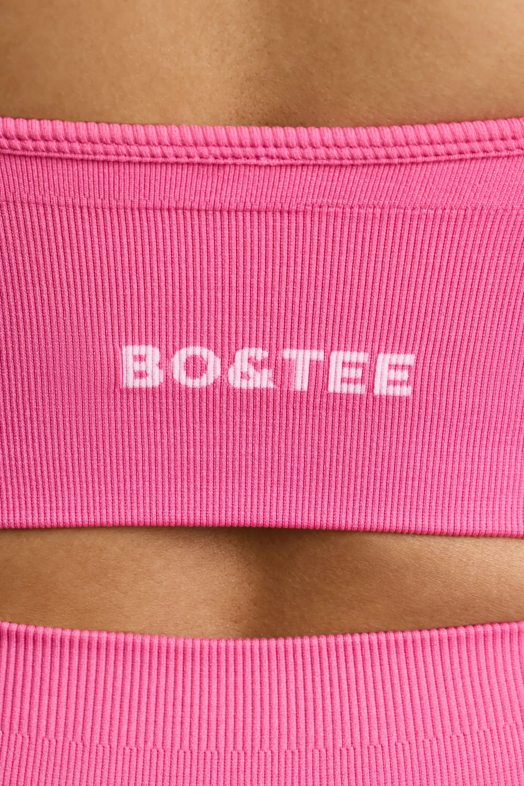 Oh Polly Matching Sets | Sports Bras^V-Neck Define Luxe Sports Bra in Hot Pink HotPink