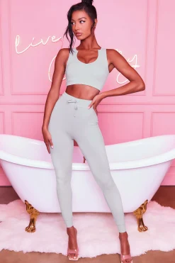 Oh Polly Women'S Clothing Sale - $65 And Under | Women'S Clothing Sale - $40 And Under^We Chillin’ High Waisted Leggings in Grey
