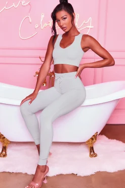 Oh Polly Women'S Clothing Sale - $65 And Under | Women'S Clothing Sale - $40 And Under^We Chillin’ Petite High Waisted Leggings in Grey