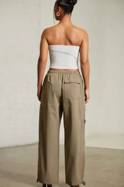 Oh Polly Women'S Clothing Sale - $65 And Under | Women'S Clothing Sale - $40 And Under^Wide Leg Cargo Trousers in Green