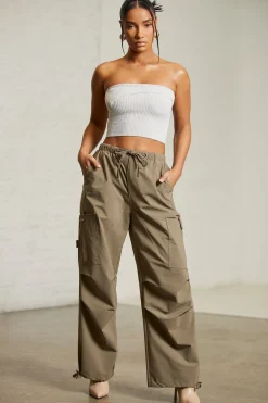 Oh Polly Women'S Clothing Sale - $65 And Under | Women'S Clothing Sale - $40 And Under^Wide Leg Cargo Trousers in Green