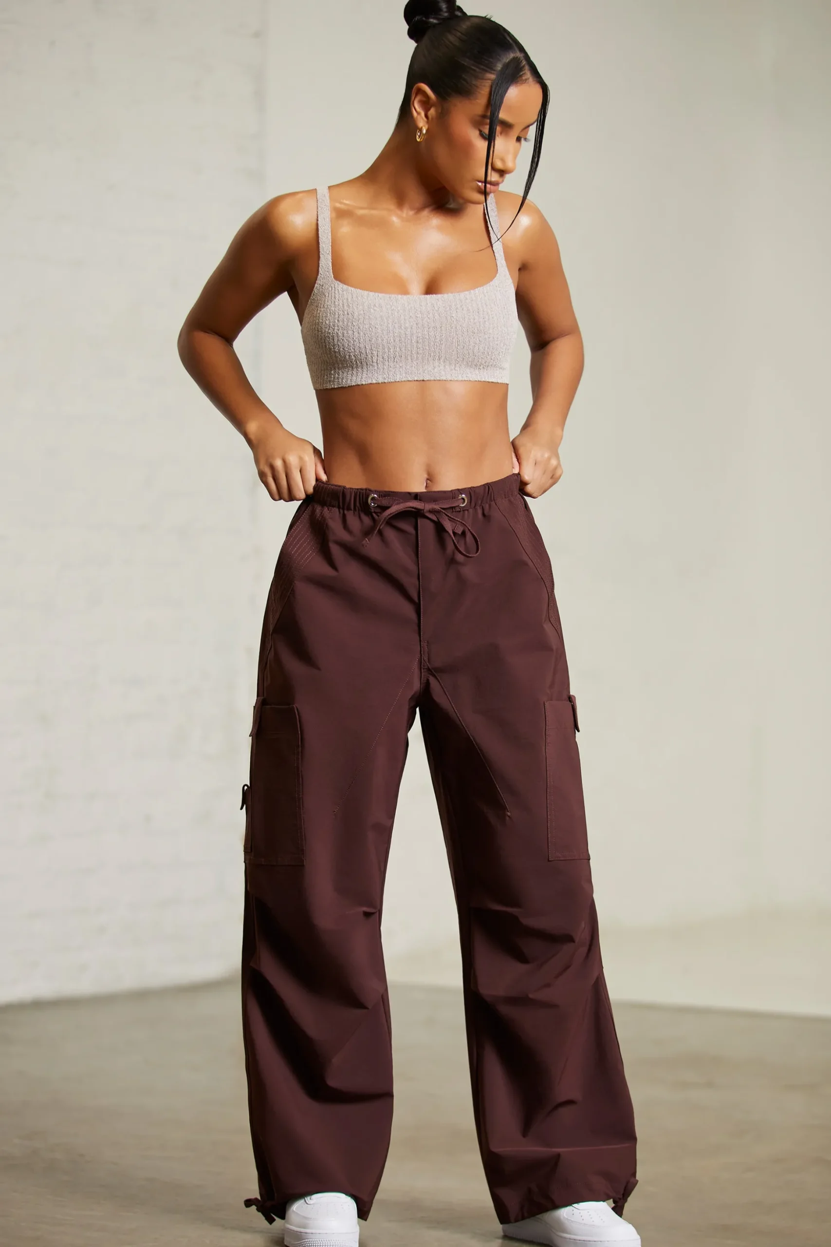 Oh Polly Women'S Clothing Sale - $65 And Under | Women'S Clothing Sale - $40 And Under^Wide Leg Cargo Trousers in Brown