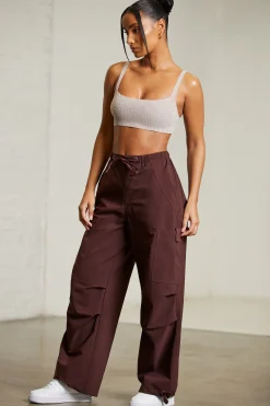 Oh Polly Women'S Clothing Sale - $65 And Under | Women'S Clothing Sale - $40 And Under^Wide Leg Cargo Trousers in Brown