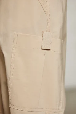 Oh Polly Women'S Clothing Sale - $65 And Under | Women'S Clothing Sale - $40 And Under^Wide Leg Cargo Trousers in Beige