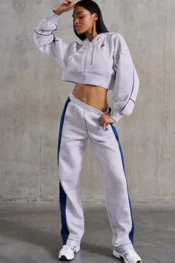 Oh Polly Tracksuits | Matching Sets^Wide Leg Sweatpants in Heather Grey HeatherGrey