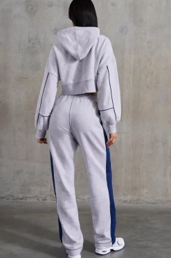 Oh Polly Tracksuits | Matching Sets^Wide Leg Sweatpants in Heather Grey HeatherGrey