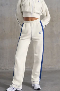 Oh Polly Tracksuits | Matching Sets^Wide Leg Sweatpants in White