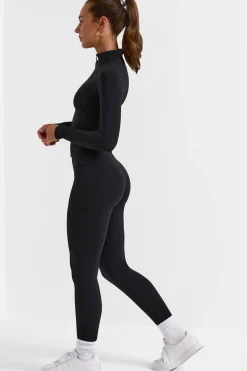 Oh Polly Matching Sets | Tops^Zip Up Jacket in Black